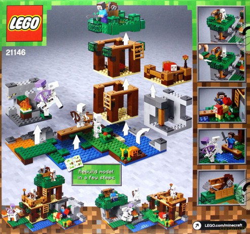 LEGO Minecraft Atak szkieletów (21146) [KLOCKI]