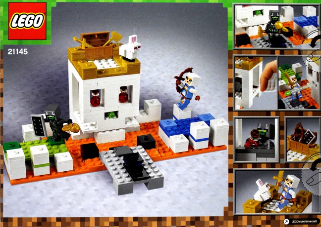 LEGO Minecraft Czaszkowa arena (21145) [KLOCKI]