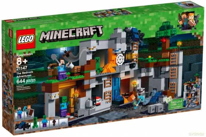 LEGO Minecraft Przygody na skale macierzystej (21147) [KLOCKI]