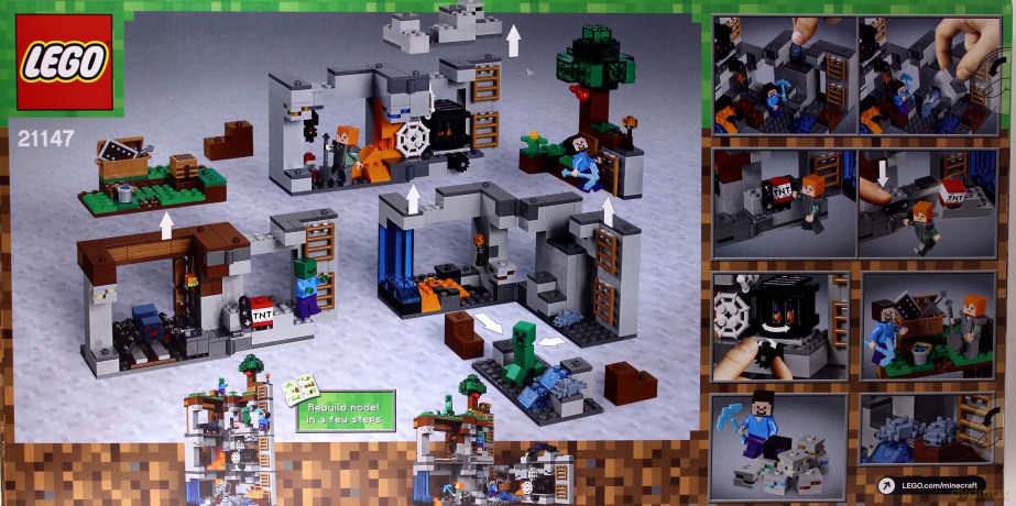 LEGO Minecraft Przygody na skale macierzystej (21147) [KLOCKI]
