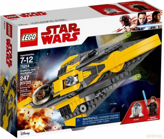 LEGO Star Wars Jedi Starfighter Anakina (Gwiezdne Wojny) (75214) [KLOCKI]