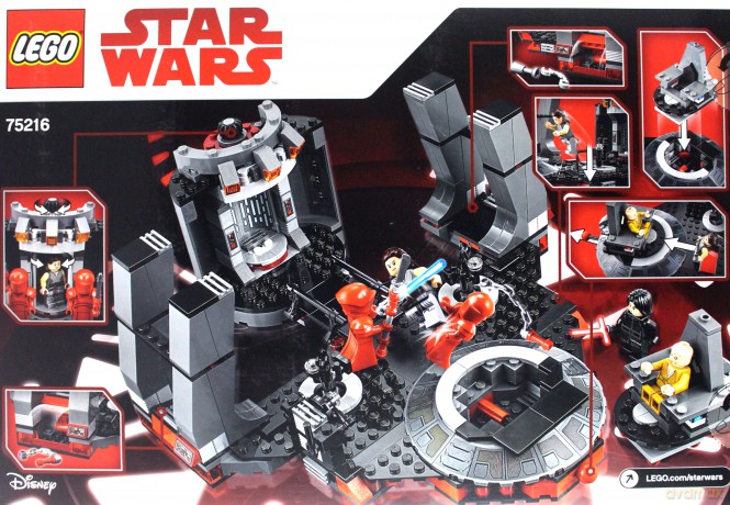 LEGO Star Wars Sala Tronowa Snokea (Gwiezdne Wojny) (75216) [KLOCKI]
