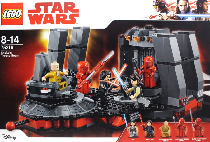 LEGO Star Wars Sala Tronowa Snokea (Gwiezdne Wojny) (75216) [KLOCKI]