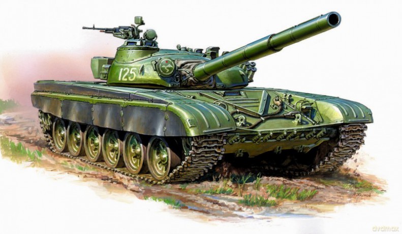 Model plastikowy T-72B Radziecki czołg główny