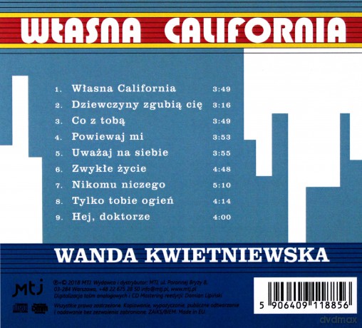 Wanda Kwietniewska: Własna California [CD]