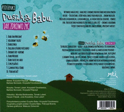 Duszek Babu: Piosenki Duszka Babu: jak zdrowo żyć [CD]