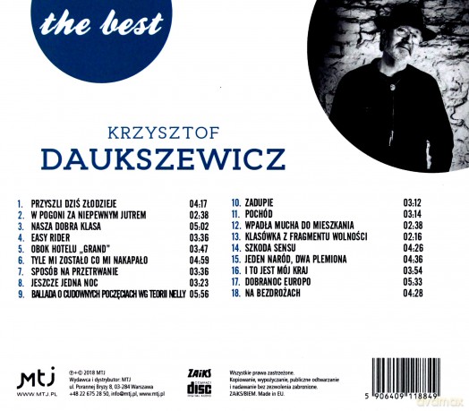 Krzysztof Daukszewicz: The best - Na bezdrożach [CD]