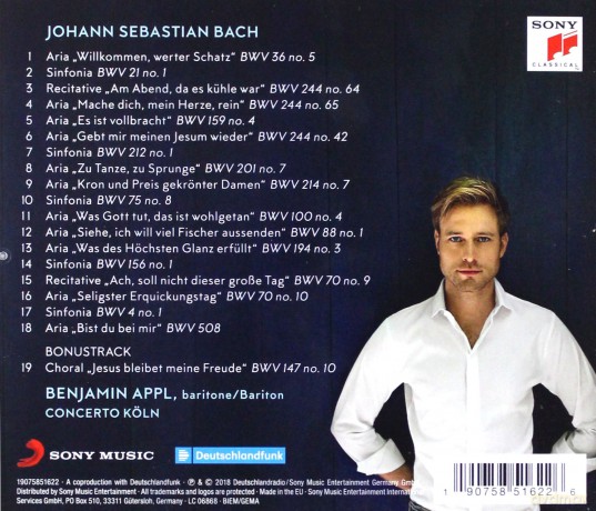 Benjamin Appl: Bach [CD]