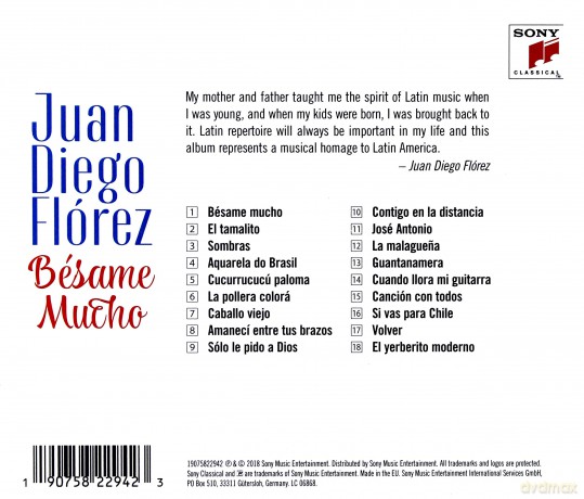 Juan Diego Florez: Bésame Mucho [CD]