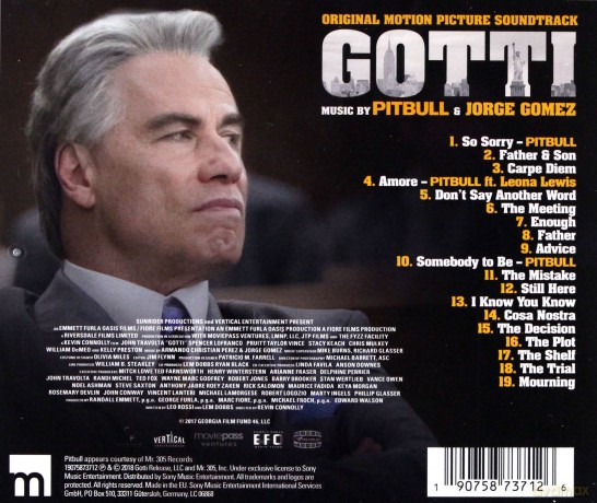 Gotti soundtrack (Pitbull & Jorge Gomez) [CD]
