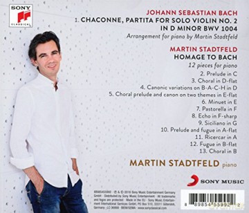 Martin Stadtfeld: Homage to Bach [CD]