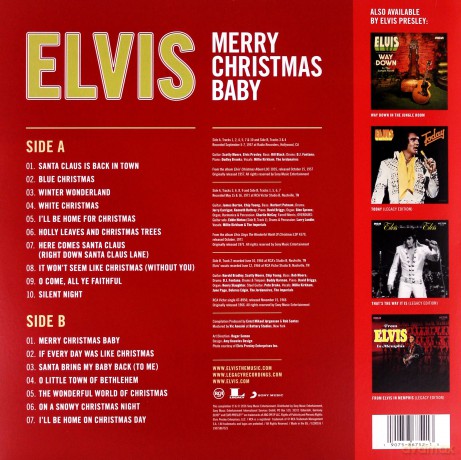 Elvis Presley: Merry Christmas Baby [Winyl]