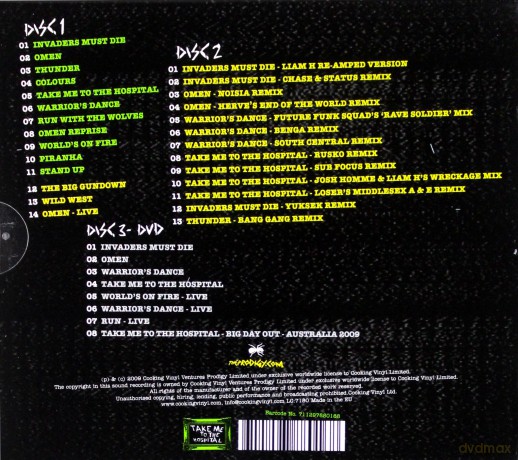 The Prodigy: Invaders Must Die [2CD]+[DVD]