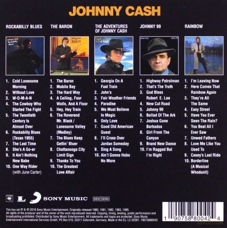 Johnny Cash: Original Album Classics [5CD]