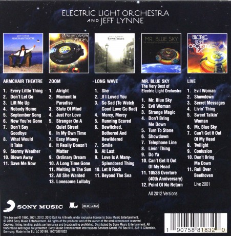 Electric Light Orchestra: Original Album Classics [5CD]
