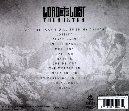 Lord Of The Lost: Thornstar [CD]