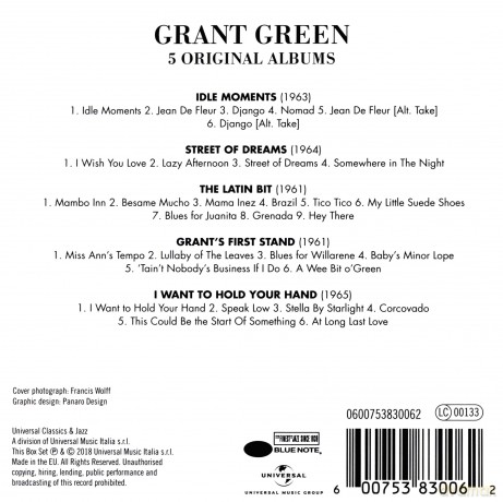 Grant Green: 5 Original Albums [5CD]