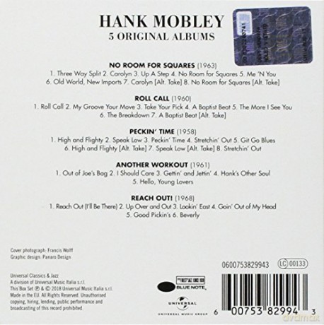 Hank Mobley: 5 Original Albums [5CD]