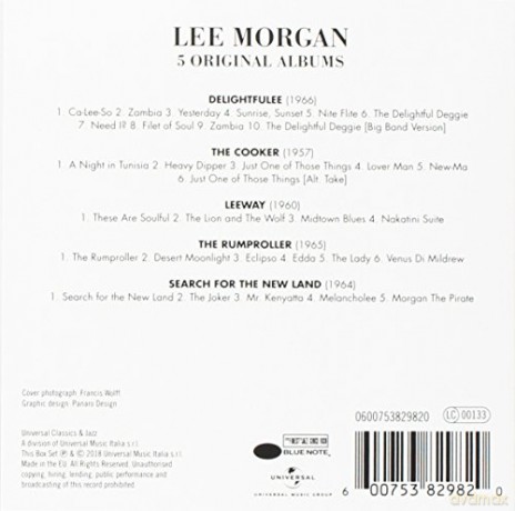 Lee Morgan: 5 Original Albums [5CD]