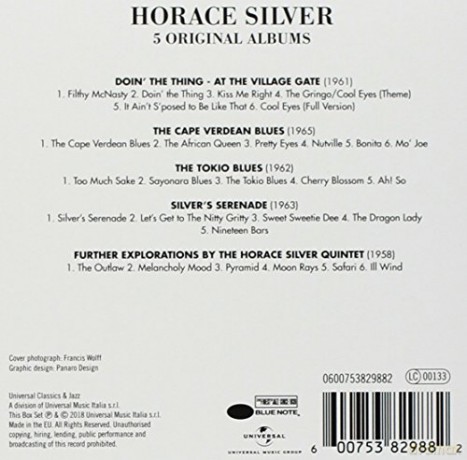 Horace Silver: 5 Original Albums [5CD]