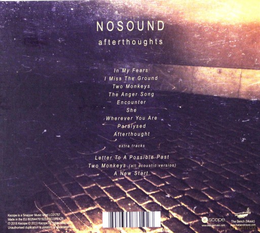 Nosound: Afterthoughts (digipack) [CD]