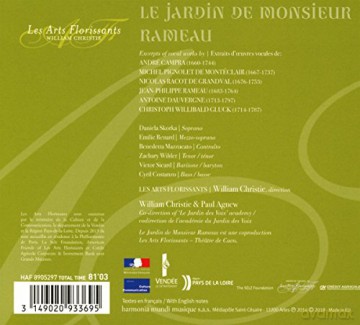 Rameau: Le Jardin De Monsieur Rameau Les Arts Florissants (digipack) [CD]