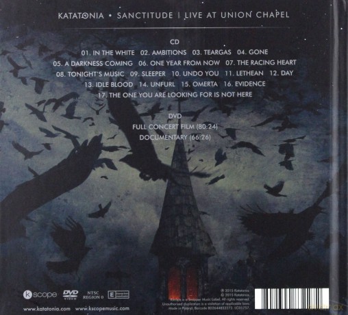 Katatonia: Sanctitude [CD]+[DVD]