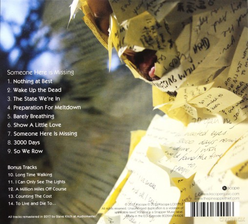 The Pineapple Thief: Someone Here Is Missing (digipack) [CD]