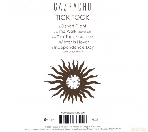 Gazpacho: Tick Tock (digipack) [CD]