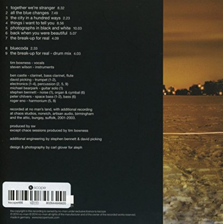 No-Man: Together We're Stranger [CD]