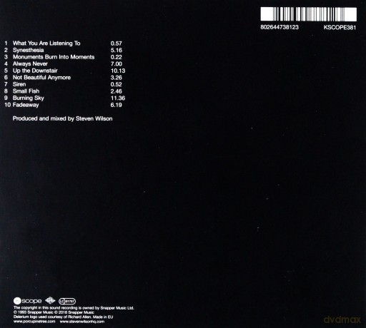 Porcupine Tree: Up The Downstair (digipack) [CD]