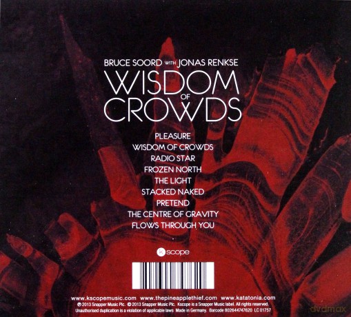 Bruce Soord Jonas Renkse: Wisdom Of Crowds [CD]