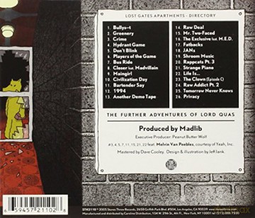 Quasimoto: The Further Adventures Of Lord Quas [CD]