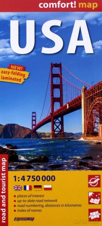 Comfort! map USA 1:4 750 000