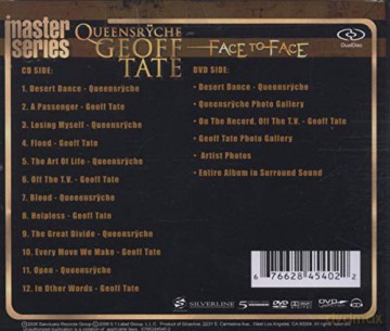 Queensryche/Geoff Tate: Face To Face (dual disc) [CD]