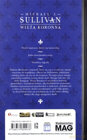 Kroniki Riyrii (Tom 1) Wieża koronna - Michael J. Sullivan [KSIĄŻKA]