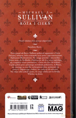 Kroniki Riyrii (Tom 2) Róża i cierń - Michael J. Sullivan [KSIĄŻKA]