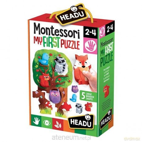 Montessori Pierwsze Puzzle Las