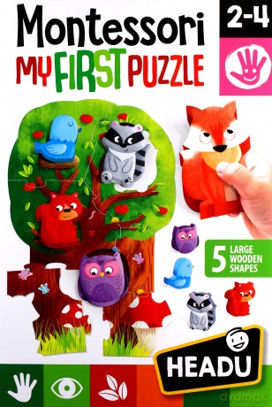 Montessori Pierwsze Puzzle Las