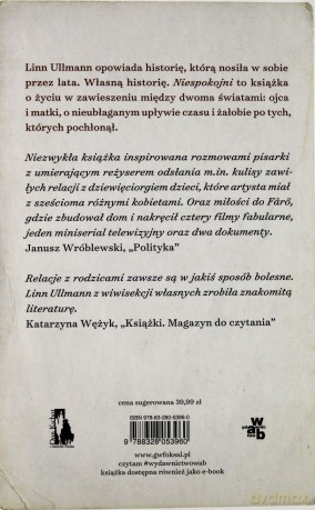 Niespokojni - Linn Ullmann [KSIĄŻKA]