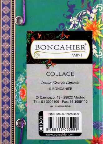 Notatnik ozdobny 0019-01 COLLAGE MINI