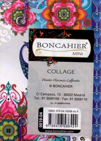 Notatnik ozdobny 0019-04 COLLAGE MINI