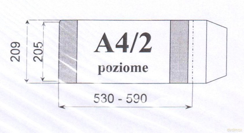 Okładka książkowa regulowana A4/2 poz. (10 szt)