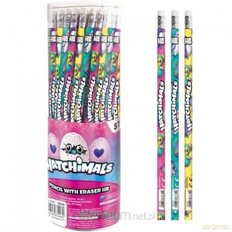 Ołówek z gumką Hatchimals (48 szt)
