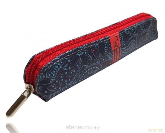 Piórnik mini Paisley granat PM-21