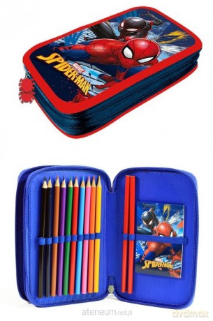 Piórnik z wyposażeniem Spider Man