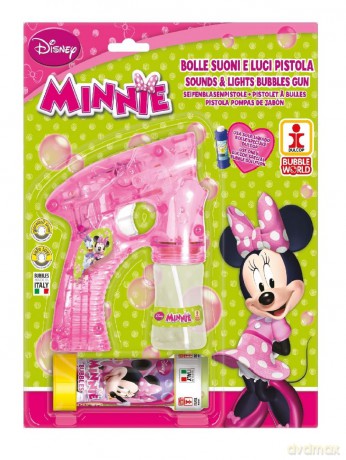 Pistolet do robienia baniek mydlanych duży Minnie