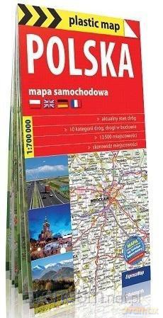 Polska 1:700 000 mapa samochodowa