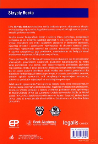 Prawo sportowe [KSIĄŻKA]