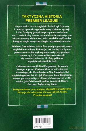 Premier League. Historia taktyki - Michael Cox [KSIĄŻKA]